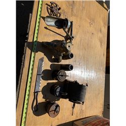 Lot of Weights, Lamp Parts, Tele-Motor