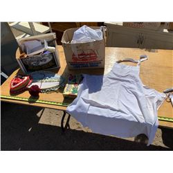 Lot of Chef's Aprons and Misc.