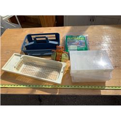 Lot of Plastic Containers