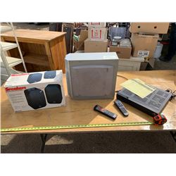 JVC Subwoofer, Speakers, and Motorolla Receiver