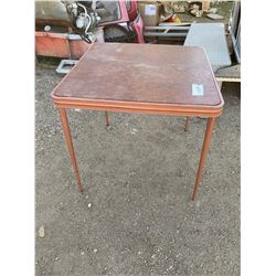 Square Folding Table - One Leg Broken