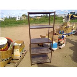 ONE BROWN METAL SILVING 59" HIGH 25"WIDE 16"DEEP