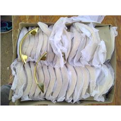 N.O.S BRASS HARDWARE 120 PIECES ORIGNAL BOX