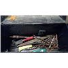 Image 4 : TUFF-BOX TOOL BOX, MAKITA DRILL, SANDER,BOX OF 2 DRILLS AND SAW BLADES, ECT.