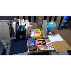 PAPER LOT, SCHOOL SUPPLIES, ROYALTY MAGS, ECT.