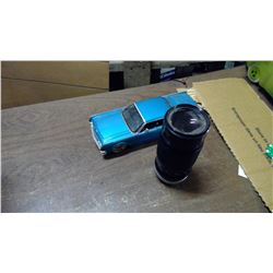 TOY CAR AND CAMERA LENS
