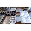 Image 1 : BAKING TRAYS/DISHES + CUPCAKE TRAYS +ALUMINUM +COOKING DISPLEY