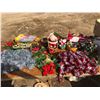 Image 1 : X-MAS LOT DECOR, GARLAND, CANDLE HOLDERS, TINS, TINSEL, CANDLES
