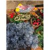 Image 2 : X-MAS LOT DECOR, GARLAND, CANDLE HOLDERS, TINS, TINSEL, CANDLES