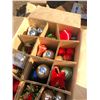 Image 1 : X-MAS LOT ORNAMENTS  ASSORTED + GARLAND