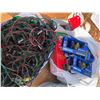 Image 3 : X-MAS LOT BOX FULL OF LIGHT + BULBS ASSORTED