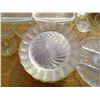Image 5 : GLASS PLATES  SET + 3 OVEN DISHES + 2 CANDLE HOLDERS + 2 SERVING PLATES 3 TEACUP