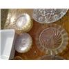 Image 9 : GLASS PLATES  SET + 3 OVEN DISHES + 2 CANDLE HOLDERS + 2 SERVING PLATES 3 TEACUP