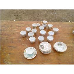 TEA CUP + SAUCER + CREAMER