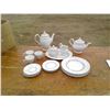 Image 1 : TEA POT SET WITH PLATES + SUACERS + 2 TEAPOTS
