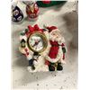 Image 2 : X-MAS CLOCK+STUFFED WHITE BEAR+SALT AND PEPPER SHAKERS