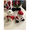 Image 2 : X-MAS DECORATIVE ITEMS+SANTA SALT AND PEPPER SHAKERS
