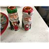 Image 2 : X-MAS TIN BOWL+ X-MAS CANDLE HOLDERS