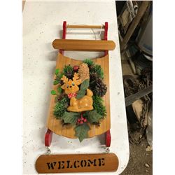 X-MAS WELCOME HANGING DECOR