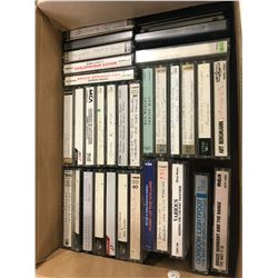 BOX OF CASSETTE TAPES 33