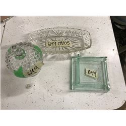 COASTER HOLDER + CANDY DISHES 2 + CANDLE HOLDER