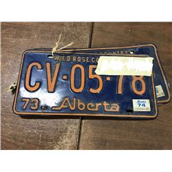 3 ALBERTA LICENSE PLATES