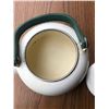 Image 3 : ENAMEL WARE TEAPOT WOODEN HANDLE