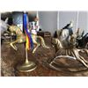 Image 1 : 2 BRASS HORSE FIGURINES