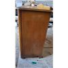 Image 4 : WOODEN 3 DOOR + 1 DRAWER DRESSER 48H X 36W X 17"D