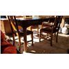 Image 6 : DINING ROOM TABLE W/ 4 CHAIRS & 12" LEAF 30.5H X 60W X 31.5"D
