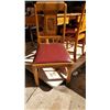 Image 8 : DINING ROOM TABLE W/ 4 CHAIRS & 12" LEAF 30.5H X 60W X 31.5"D