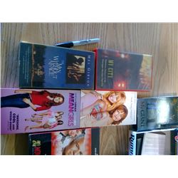 BOX OF 15 VHS TAPES ASSORTED