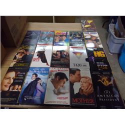 16 VHS TAPES ASSORTED