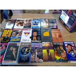 19 VHS TAPES ASSORTED