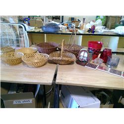 6 BASKETS + POTS + ECT