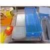 Image 5 : ROT-GELB MIRACLE-CHEF + SERVING TRAYS + TUPPERWARE