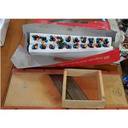 XMAS LIGHTS, CABBAGE CUTTER