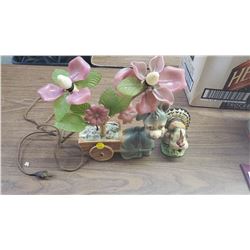 DONKEY LAMP (WORKING), TURKEY PEPPER SHAKER