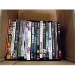BOX OF DVD'S AND VHS'S