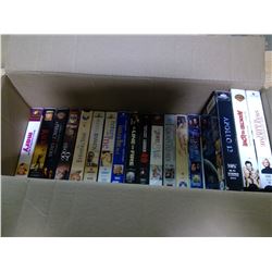 BOX OF VHS'S