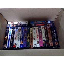 BOX OF VHS'S