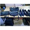 Image 1 : 3 PURSES AND 2 PAIRS OF HIGH HEELS