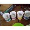 Image 3 : A LOT OF MULTI COLORED MUGS WITH CONTAINERS