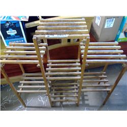 WOODEN PLANT STAND