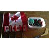 Image 2 : CONTAINER OF DOOR + DOOR/DRAW HANDLES AND NOBS + CANADA FLAGS