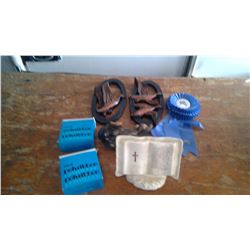 HOME DECOR + POLY RIBBON (2 BOXES) + HORSE SHOW RIBBION