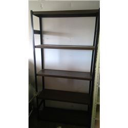 5 SHELF METAL SHELVING (BROWN)