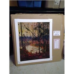 (GROUP OF SEVEN )PRINT " NORTHERN RIVER" BY TOM THOMSON