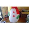 Image 5 : X-MAS SNOWMAN PLASTIC 2 1/2 FEET TALL APROX