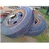 Image 2 : 2 TRUCK TIRES AND RIMS 7.50-17